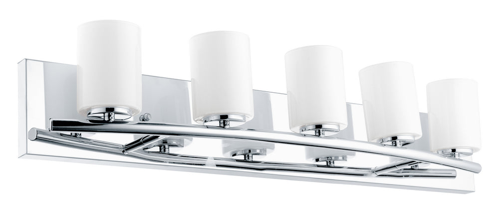 Abete Five Light Bath/Vanity in Chrome - available from The Lighting Shoppe, trusted by Canadian homeowners