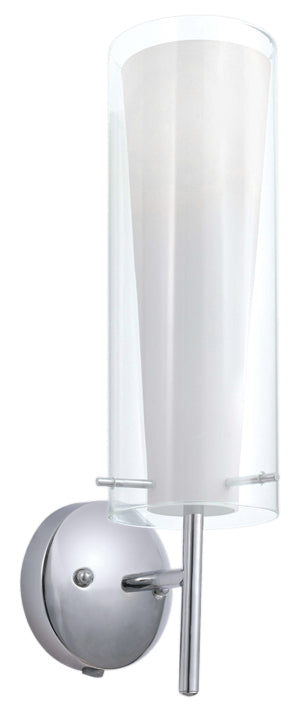 Pinto One Light Wall Mount in Chrome - available from The Lighting Shoppe, trusted by Canadian homeowners