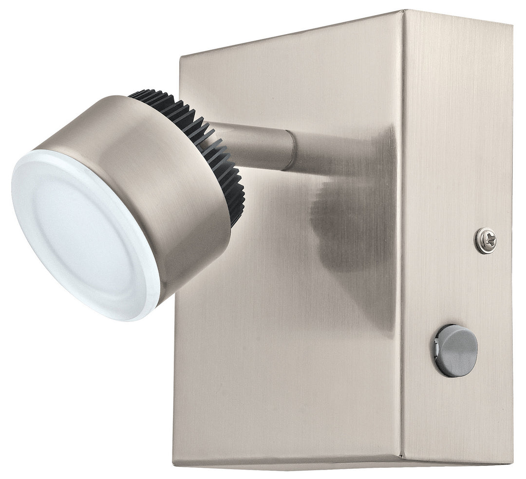 Armento 1 LED Wall Light in Matte Nickel - available from The Lighting Shoppe, trusted by Canadian homeowners