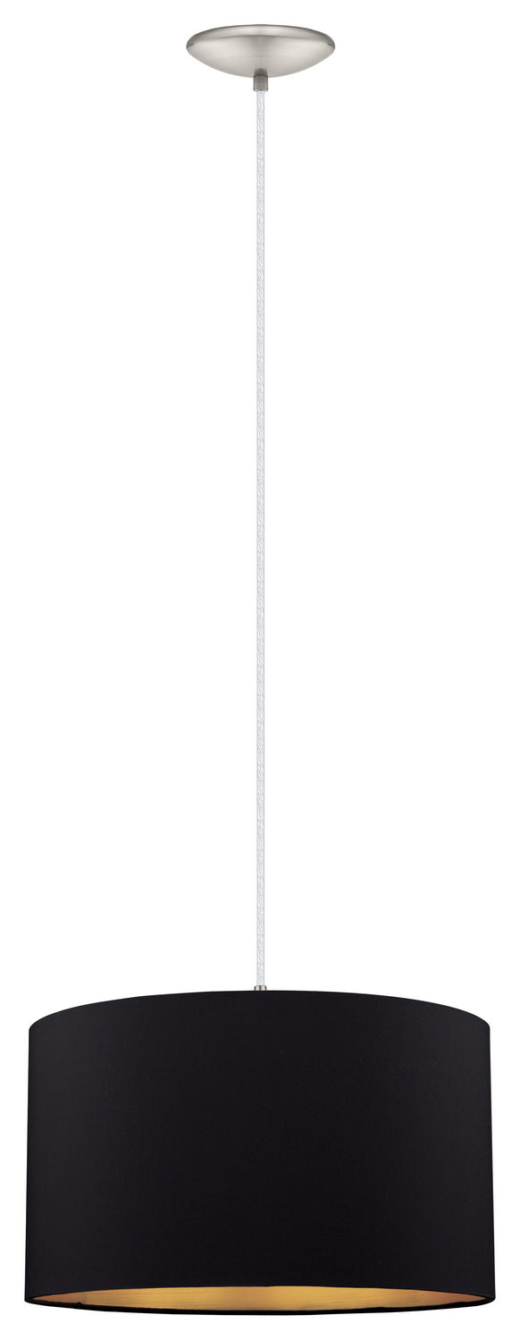 Maserlo One Light Suspension in Matte Nickel - available from The Lighting Shoppe, trusted by Canadian homeowners
