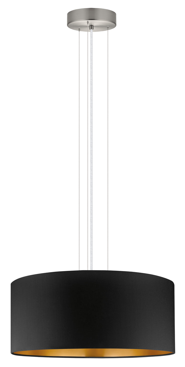 Maserlo Three Light Pendant in Satin Nickel - available from The Lighting Shoppe, trusted by Canadian homeowners