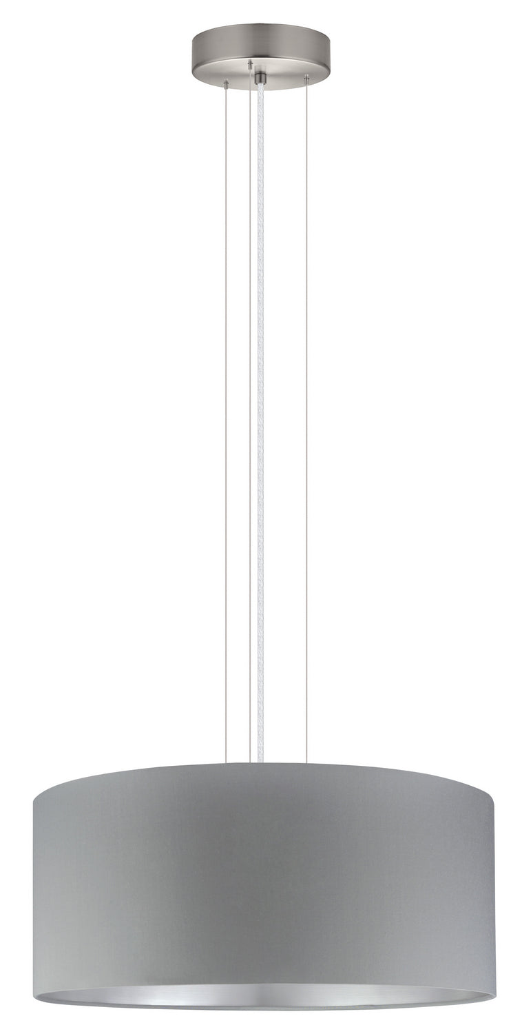 Maserlo Three Light Pendant in Satin Nickel - available from The Lighting Shoppe, trusted by Canadian homeowners