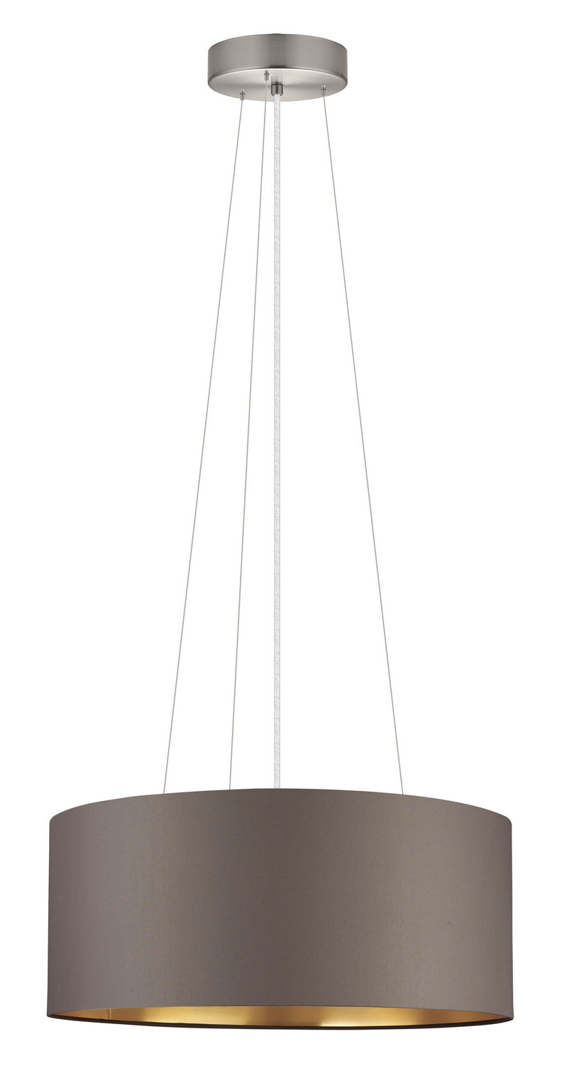 Maserlo Three Light Pendant in Satin Nickel - available from The Lighting Shoppe, trusted by Canadian homeowners