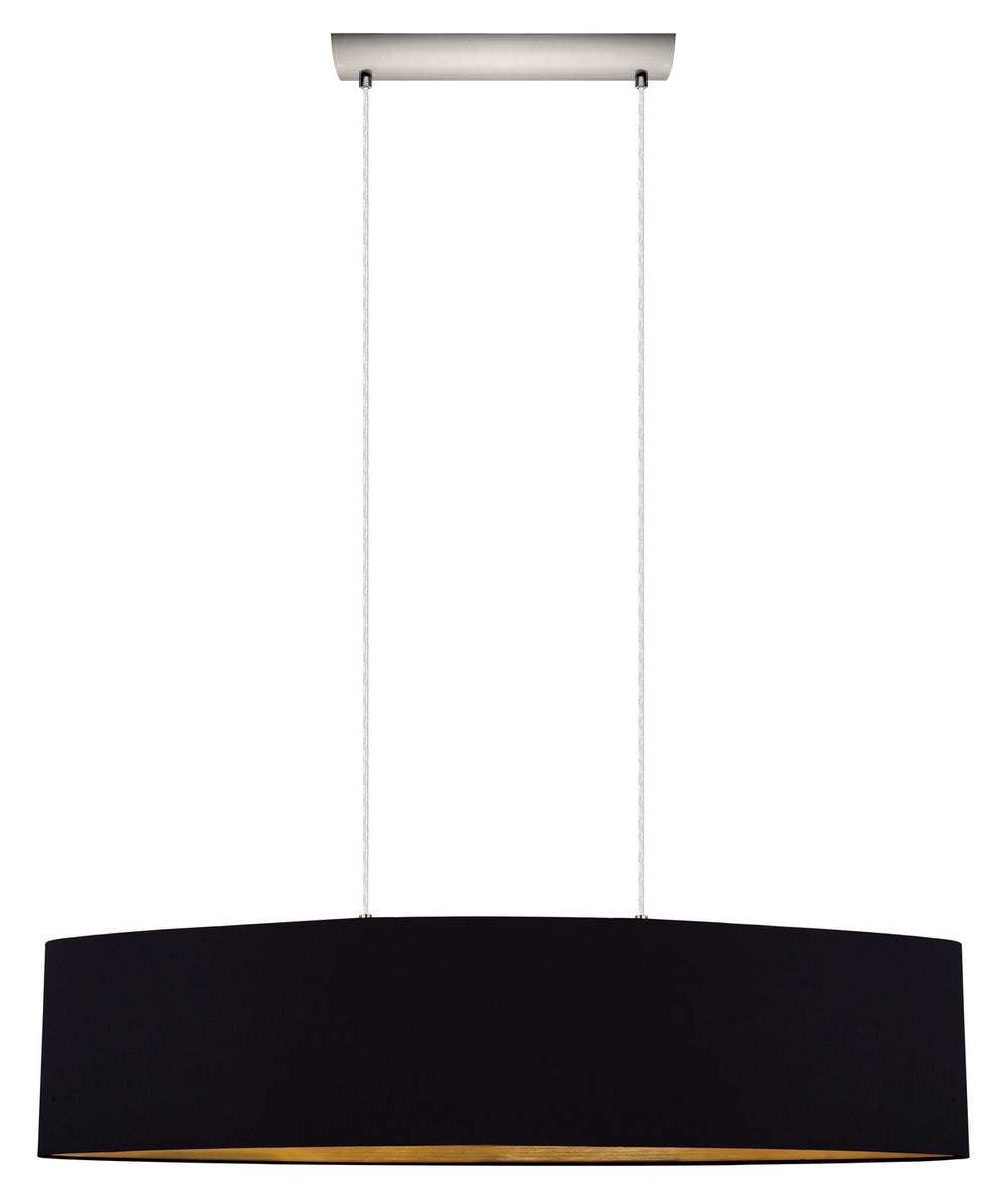 Maserlo Two Light Pendant in Satin Nickel - available from The Lighting Shoppe, trusted by Canadian homeowners