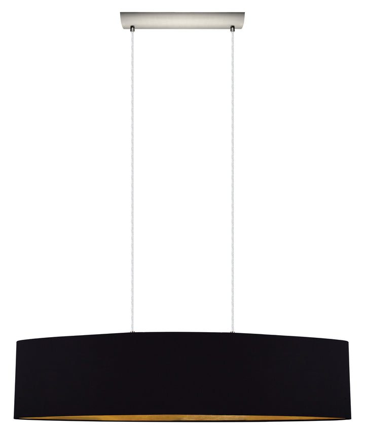 Maserlo Two Light Pendant in Satin Nickel - available from The Lighting Shoppe, trusted by Canadian homeowners