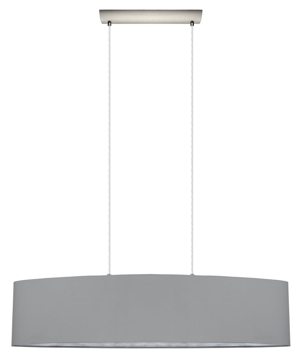 Maserlo Two Light Pendant in Satin Nickel - available from The Lighting Shoppe, trusted by Canadian homeowners