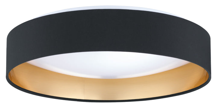 Maserlo LED Ceiling Mount in Black & Gold - available from The Lighting Shoppe, trusted by Canadian homeowners