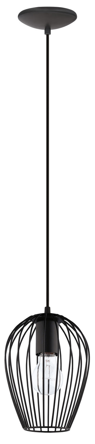 Newtown One Light Pendant in Black - available from The Lighting Shoppe, trusted by Canadian homeowners