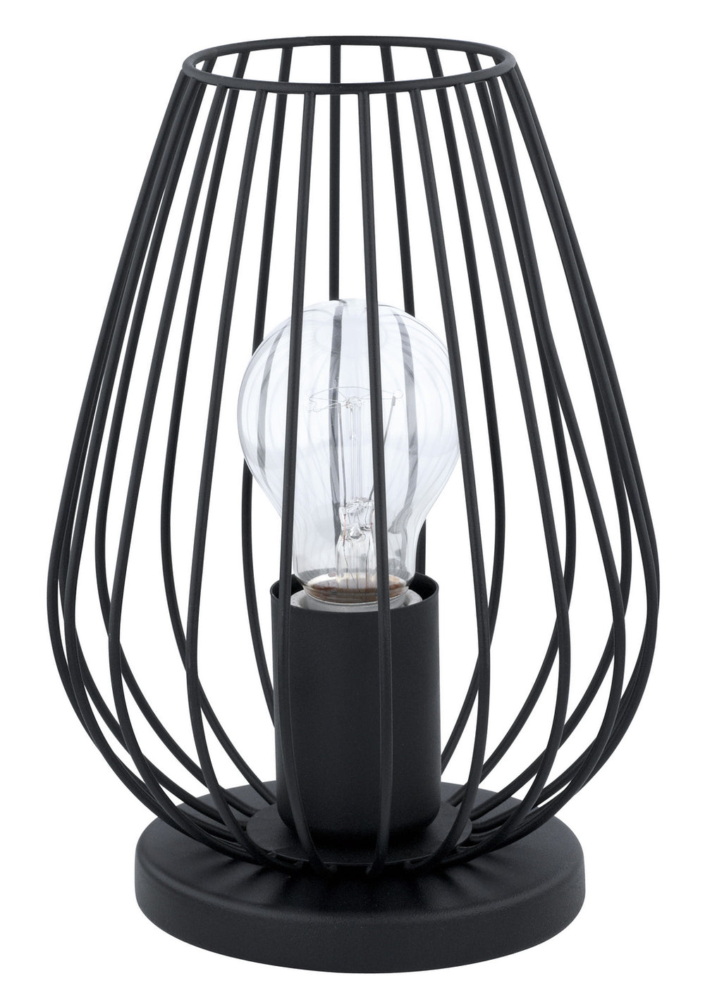 Newtown One Light Table Lamp in Black - available from The Lighting Shoppe, trusted by Canadian homeowners