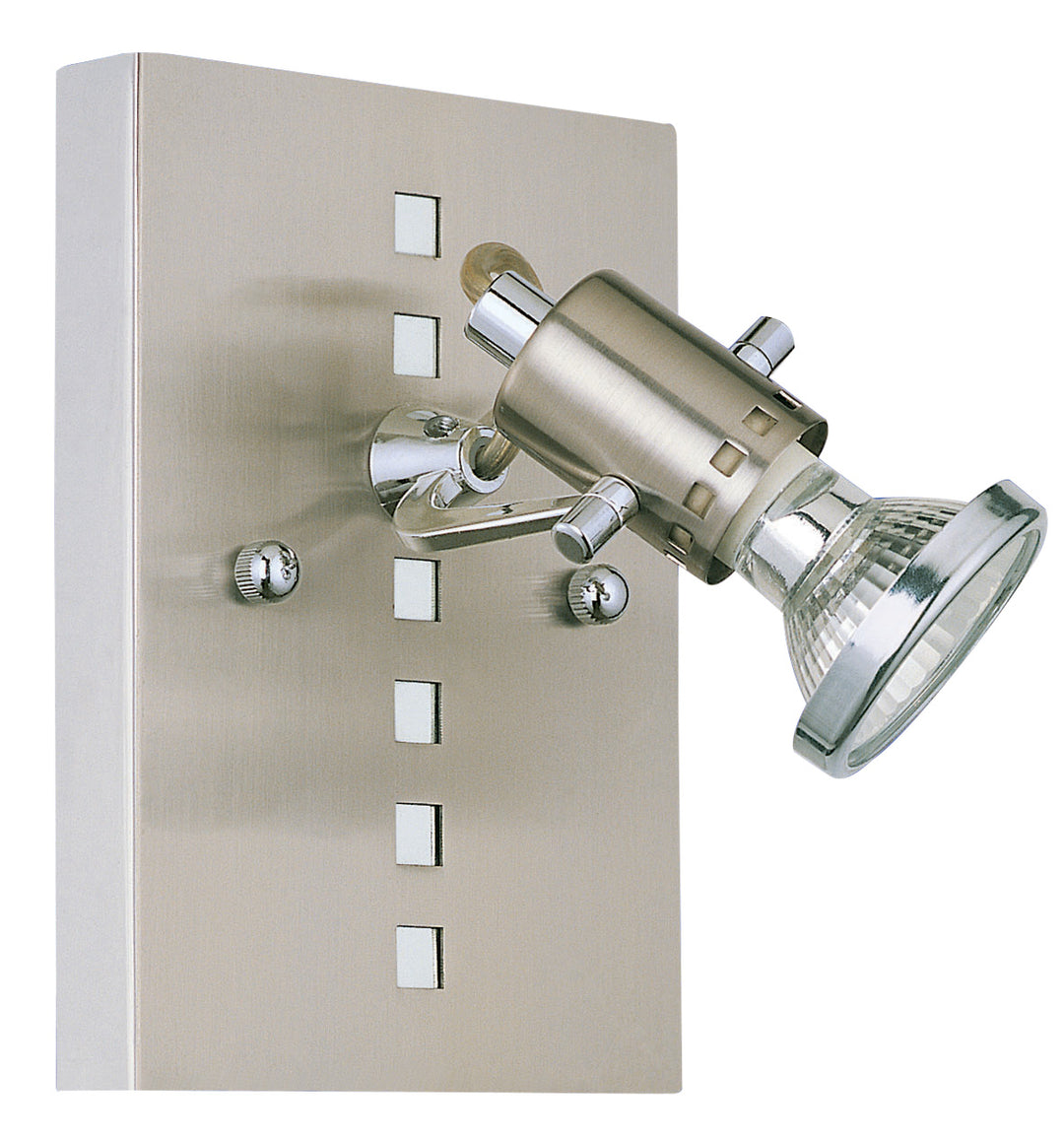 Fizz One Light Wall Mount in Matte Nickel & Chrome - available from The Lighting Shoppe, trusted by Canadian homeowners