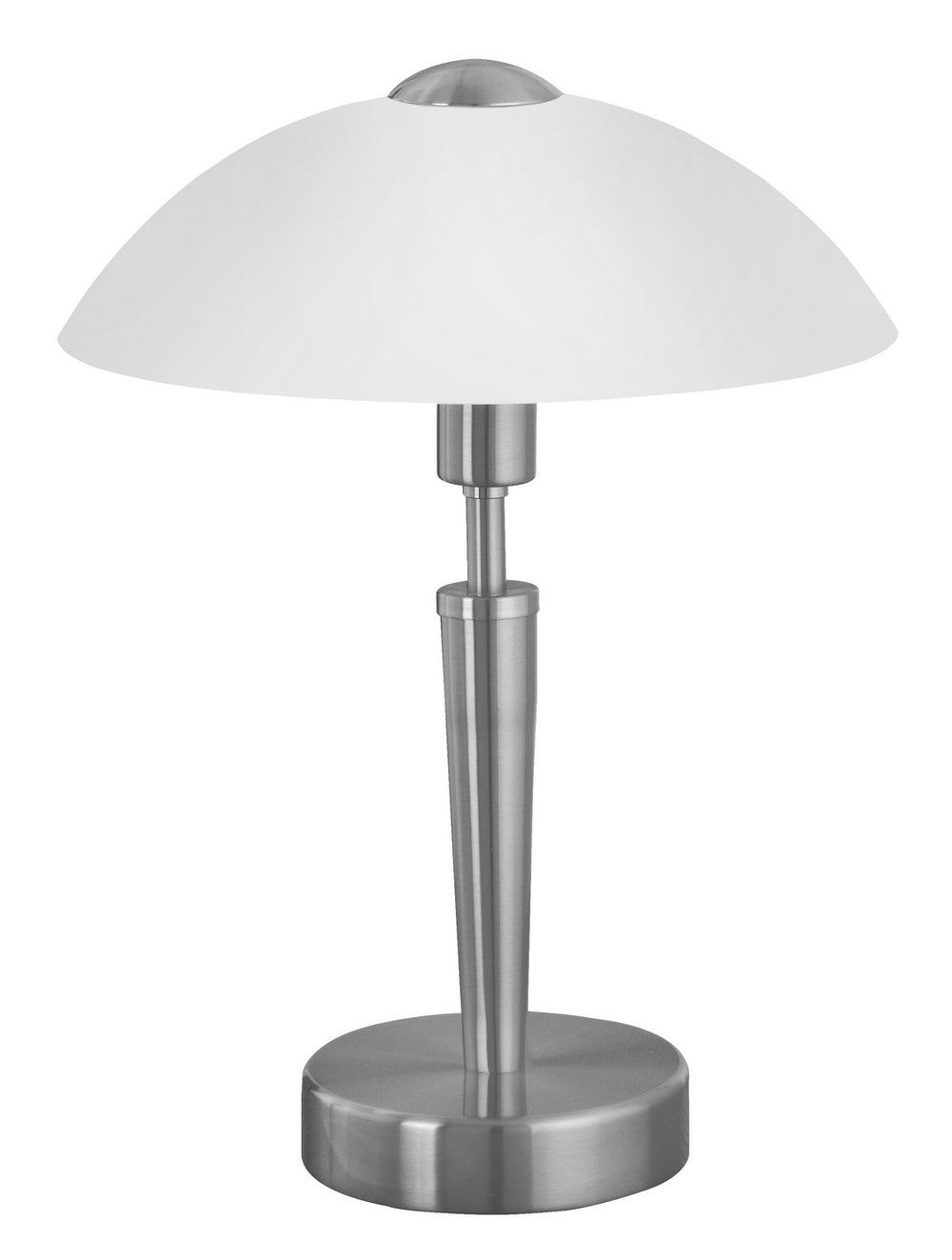 Solo 1 One Light Table Lamp in Matte Nickel - available from The Lighting Shoppe, trusted by Canadian homeowners