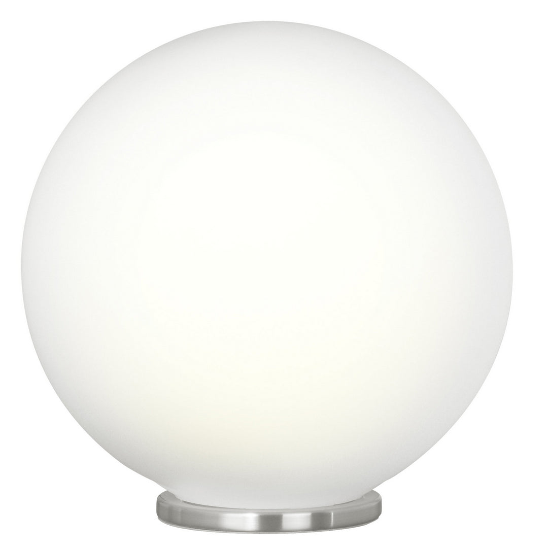 Rondo One Light Table Lamp in Silver - available from The Lighting Shoppe, trusted by Canadian homeowners
