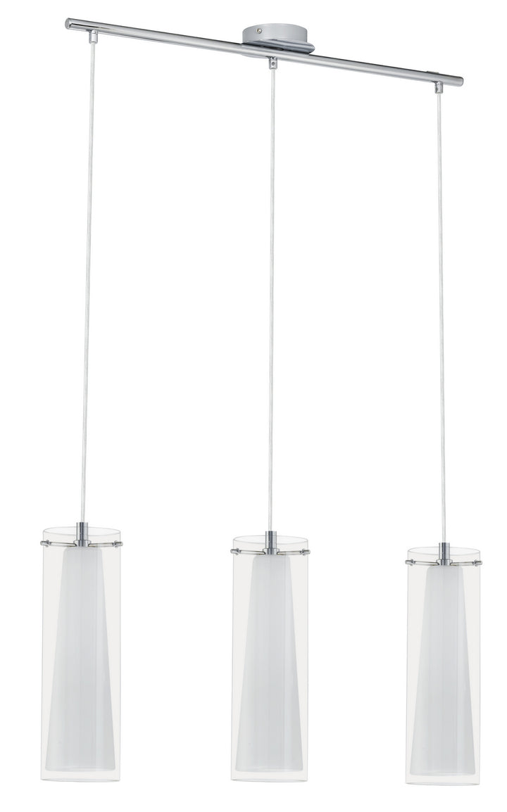 Pinto Three Light Pendant in Chrome - available from The Lighting Shoppe, trusted by Canadian homeowners