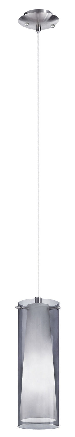 Pinto Nero One Light Pendant in Matte Nickel - available from The Lighting Shoppe, trusted by Canadian homeowners