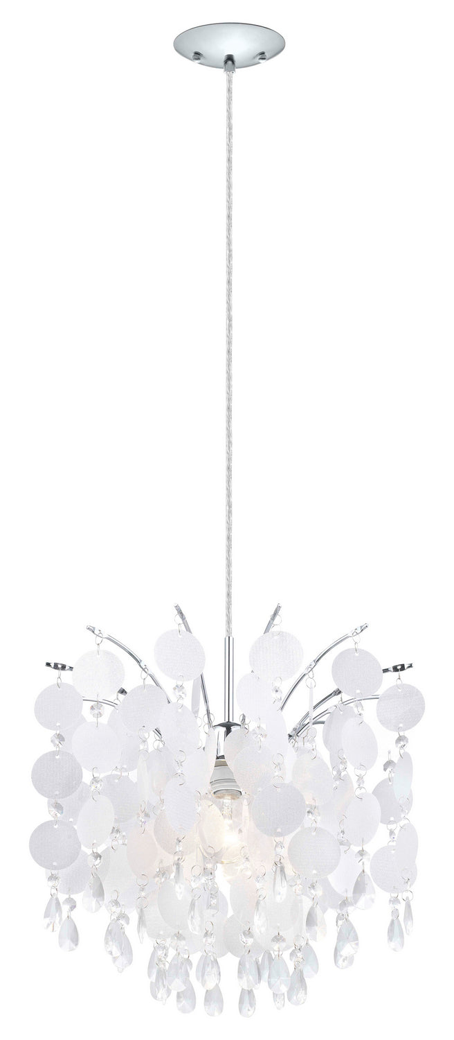 Fedra One Light Suspension in Chrome - available from The Lighting Shoppe, trusted by Canadian homeowners