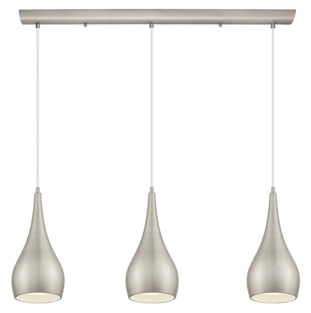 Reale Three Light Pendant in Matte Nickel - available from The Lighting Shoppe, trusted by Canadian homeowners