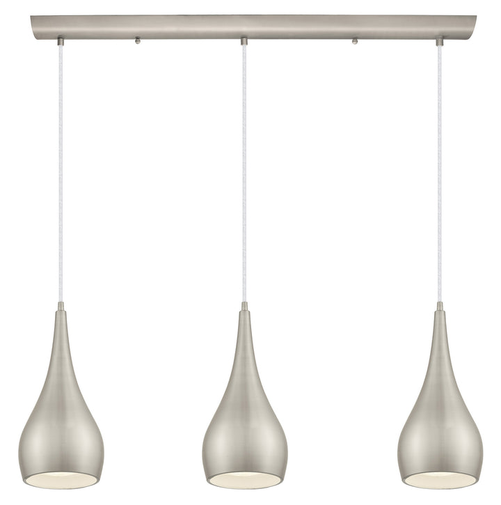 Reale Three Light Pendant in Matte Nickel - available from The Lighting Shoppe, trusted by Canadian homeowners