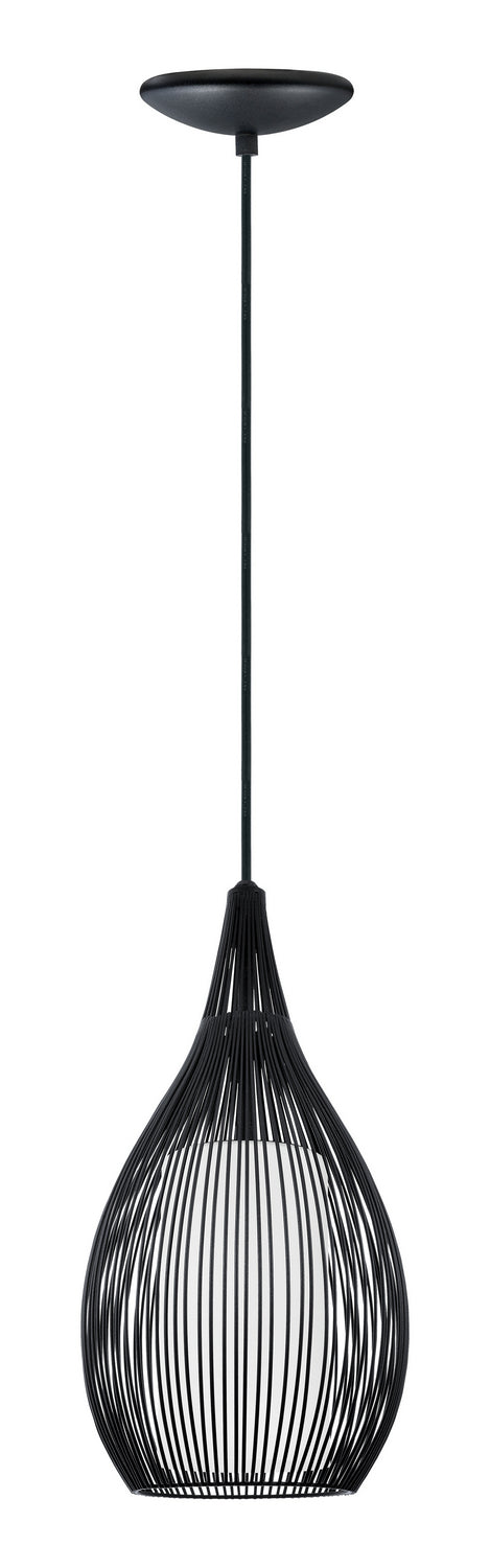 Razoni One Light Pendant in Black - available from The Lighting Shoppe, trusted by Canadian homeowners