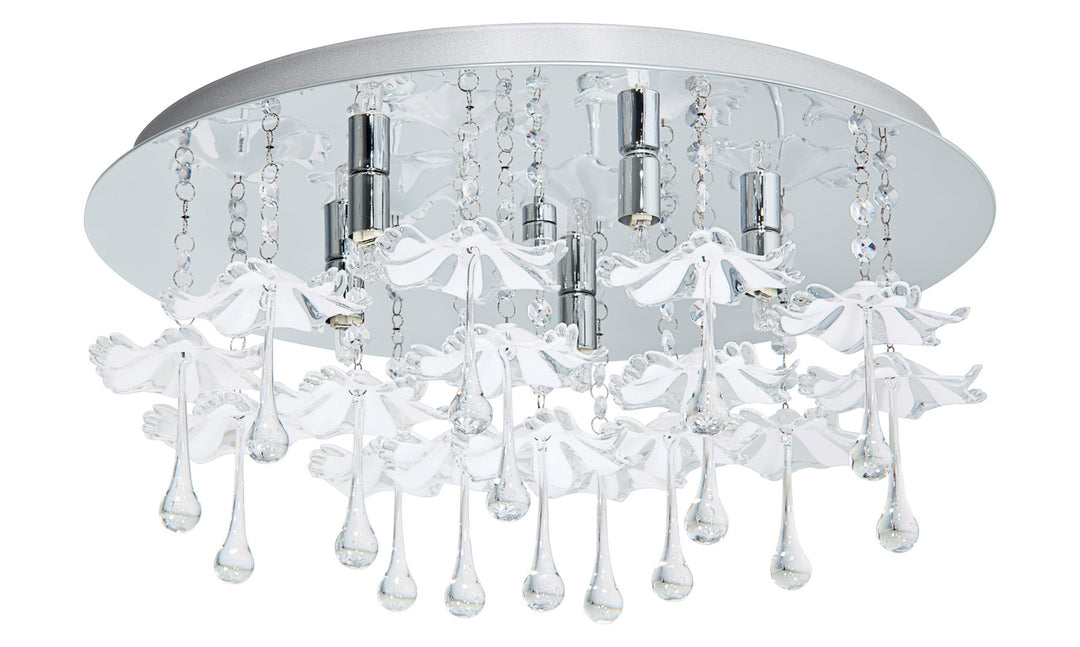 Ocondo Five Light Ceiling Mount in Chrome - available from The Lighting Shoppe, trusted by Canadian homeowners