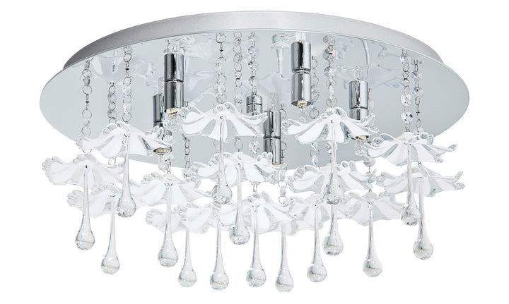 Ocondo Five Light Ceiling Mount in Chrome - available from The Lighting Shoppe, trusted by Canadian homeowners