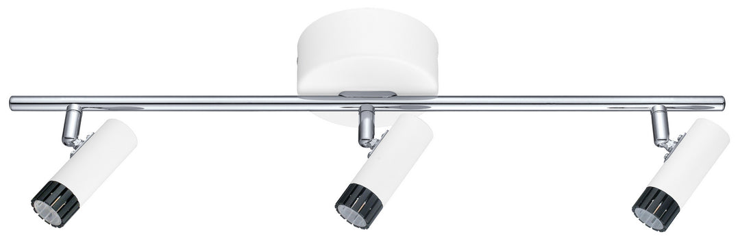 Lianello LED Track in White & Chrome - available from The Lighting Shoppe, trusted by Canadian homeowners