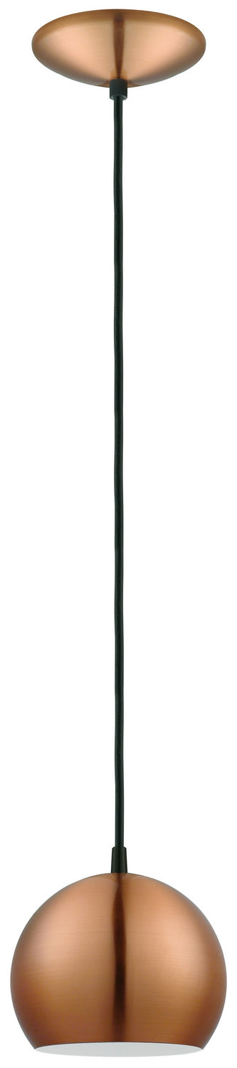Petto One Light Suspension in Copper - available from The Lighting Shoppe, trusted by Canadian homeowners