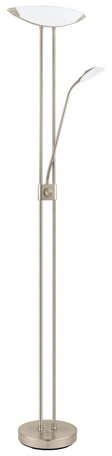 Baya Led LED Floor Lamp in Matte Nickel - available from The Lighting Shoppe, trusted by Canadian homeowners