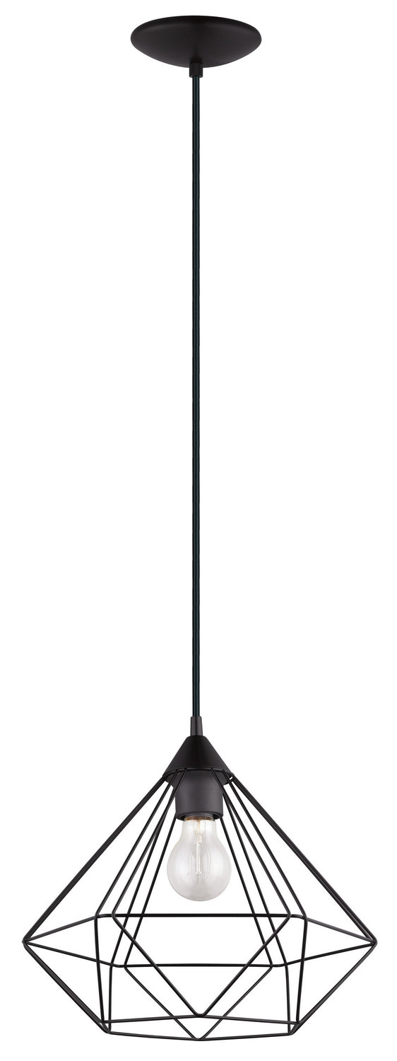 Tarbes One Light Pendant in Matte Black - available from The Lighting Shoppe, trusted by Canadian homeowners