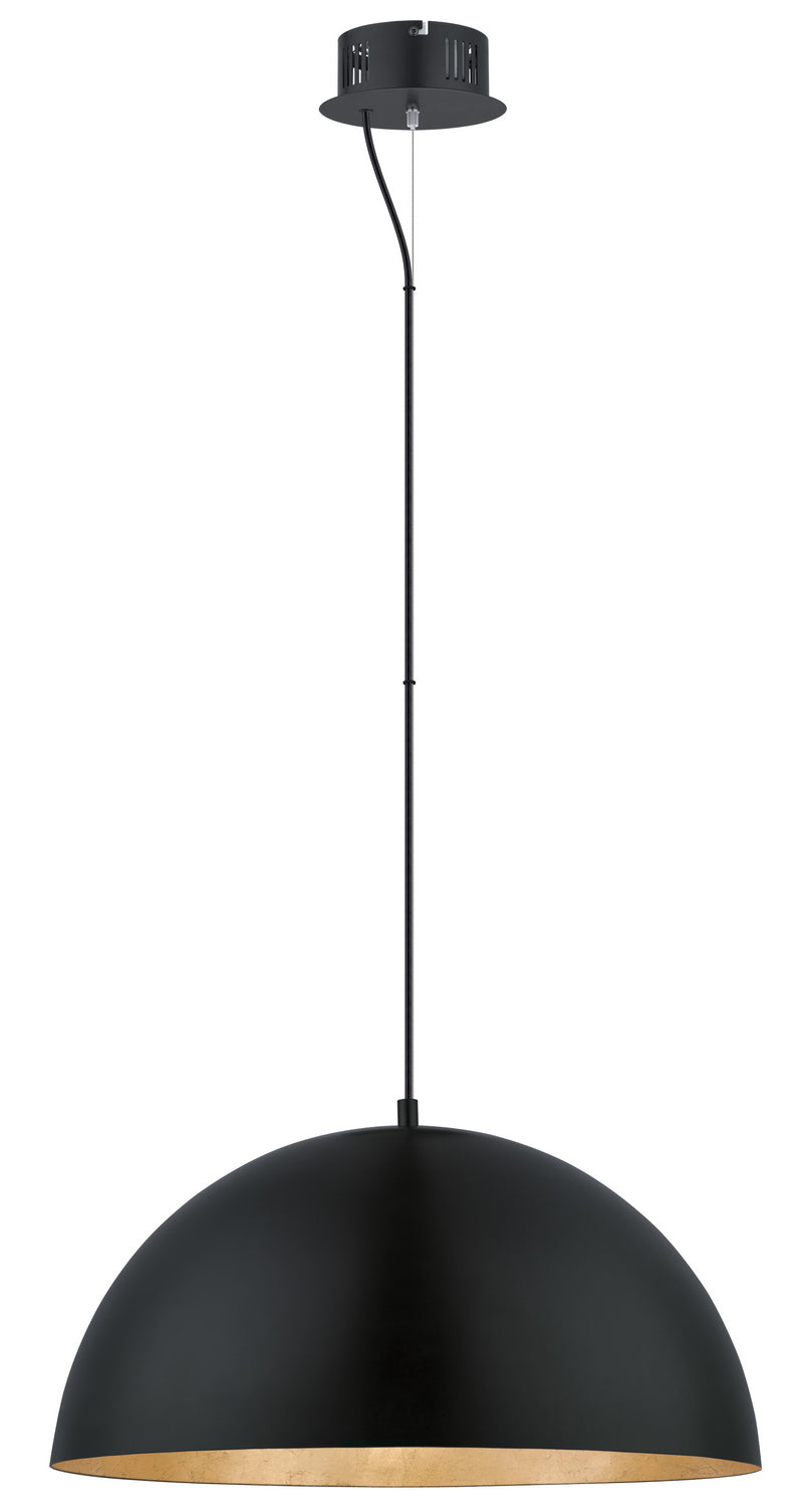 Gaetano LED Pendant in Black/Gold - available from The Lighting Shoppe, trusted by Canadian homeowners
