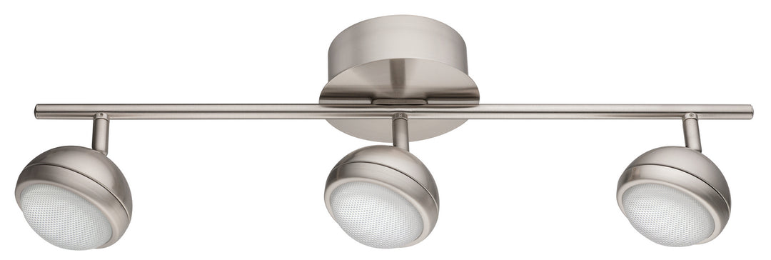 Lombes 1 LED Fixed Track Light in Matte Nickel - available from The Lighting Shoppe, trusted by Canadian homeowners