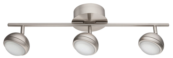 Lombes 1 LED Fixed Track Light in Matte Nickel - available from The Lighting Shoppe, trusted by Canadian homeowners
