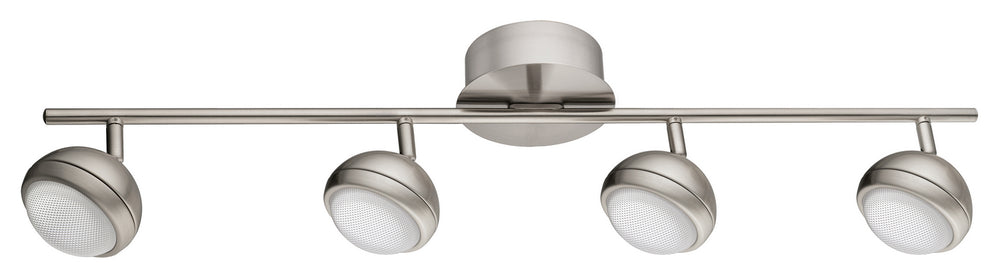 Lombes 1 LED Fixed Track Light in Matte Nickel - available from The Lighting Shoppe, trusted by Canadian homeowners