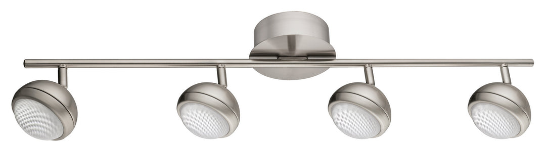 Lombes 1 LED Fixed Track Light in Matte Nickel - available from The Lighting Shoppe, trusted by Canadian homeowners