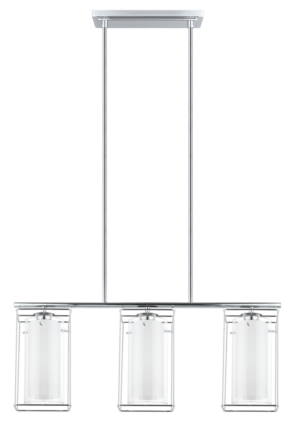 Loncino 1 Three Light Pendant in Chrome - available from The Lighting Shoppe, trusted by Canadian homeowners