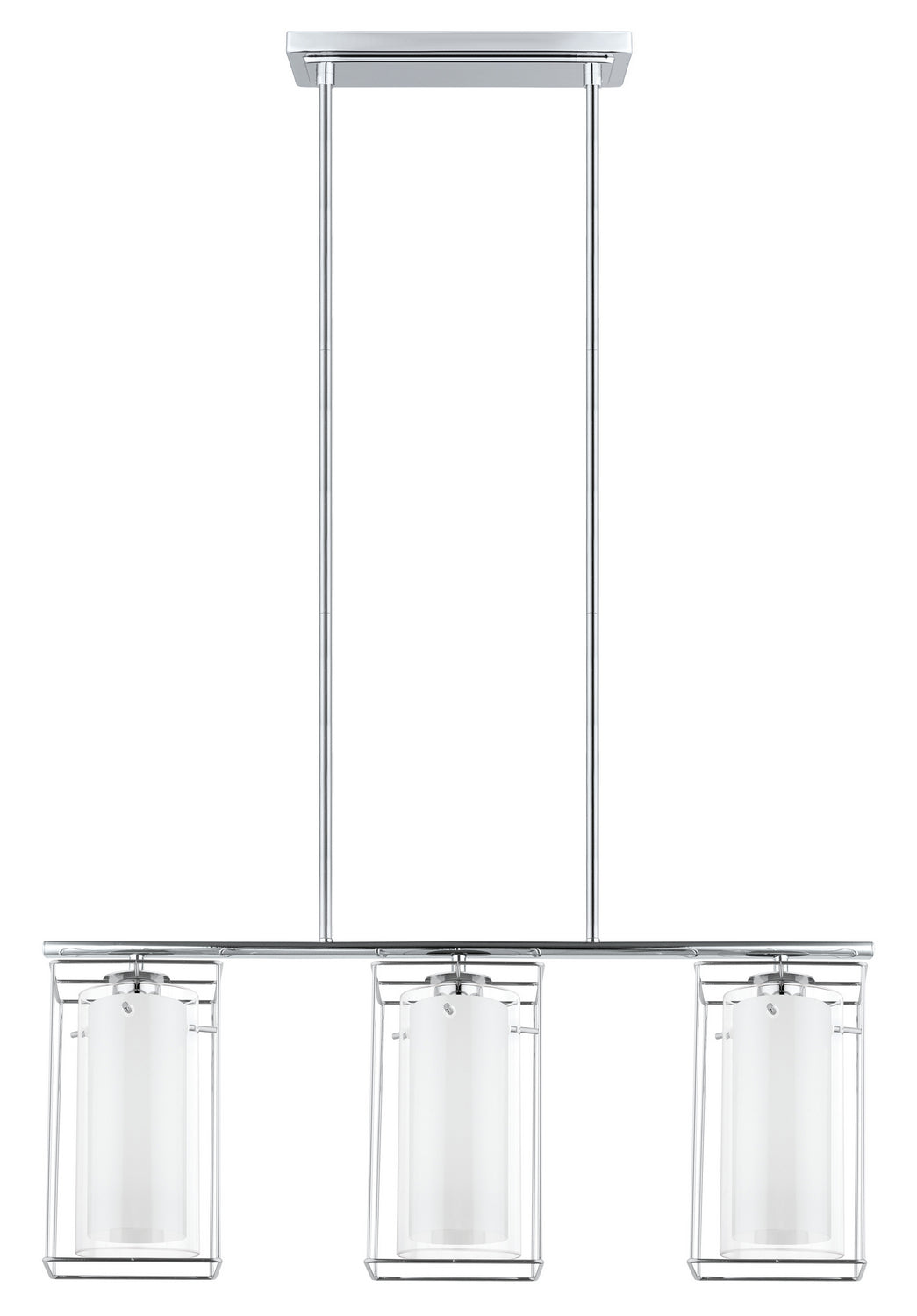 Loncino 1 Three Light Pendant in Chrome - available from The Lighting Shoppe, trusted by Canadian homeowners