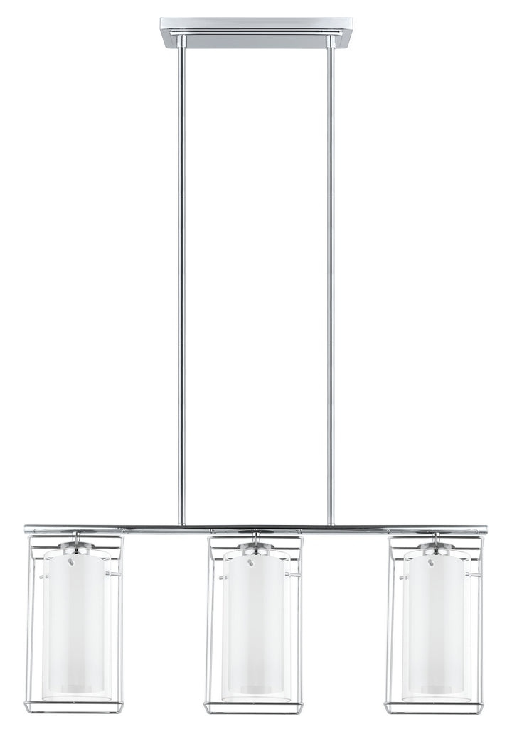 Loncino 1 Three Light Pendant in Chrome - available from The Lighting Shoppe, trusted by Canadian homeowners