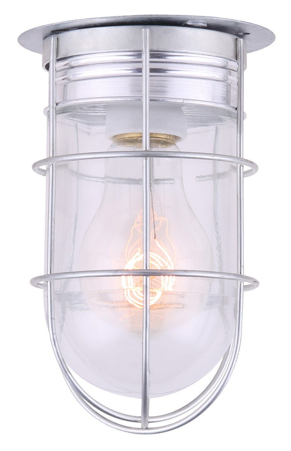 Canarm Canada - BL04CWG - One Light Outdoor Lantern - Barn Lighting - Metal
