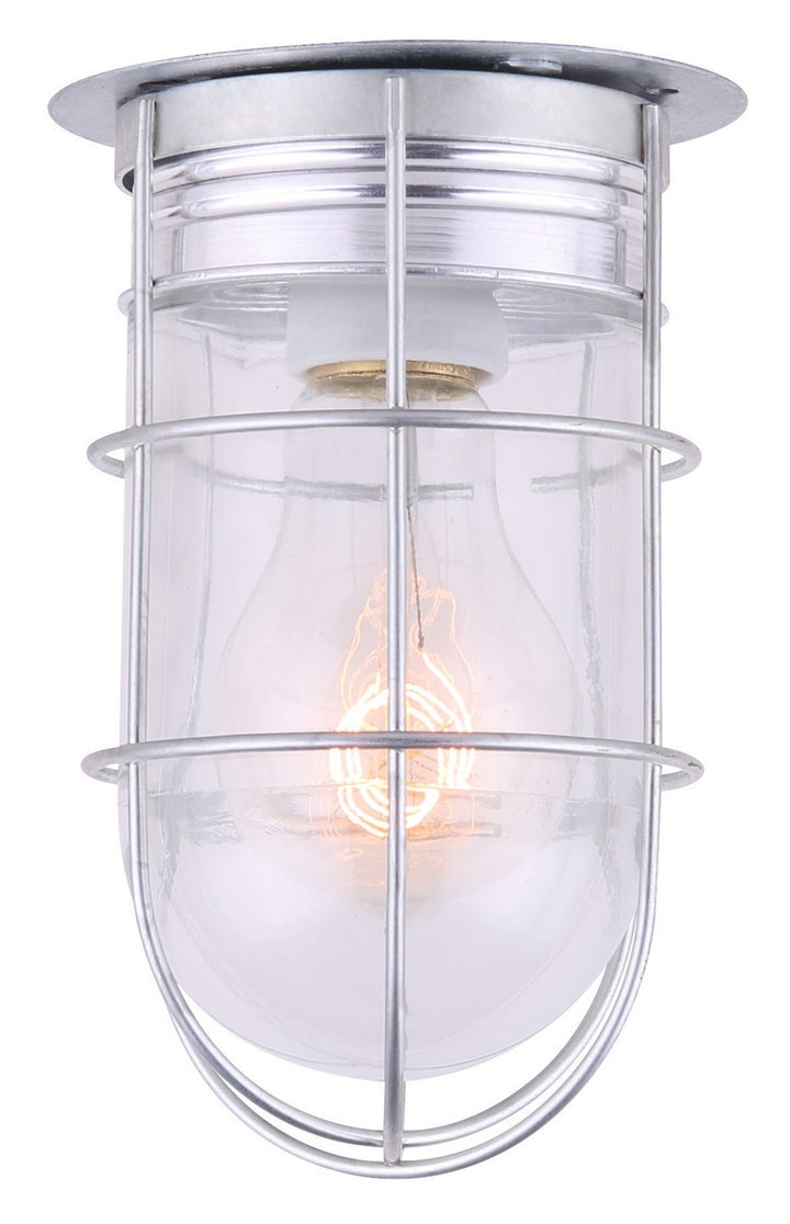 Canarm Canada - BL04CWG - One Light Outdoor Lantern - Barn Lighting - Metal