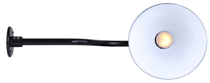 Canarm Canada - BL10WACBK - One Light Sign Light - Barn Light - Black + Aluminum