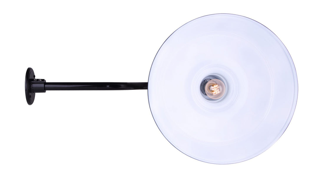 Canarm Canada - BL16WACBK - One Light Sign Light - Barn Light - Black - Aluminum