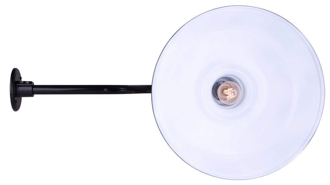 Canarm Canada - BL16WACBK - One Light Sign Light - Barn Light - Black - Aluminum