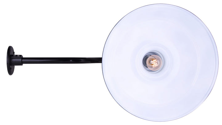 Canarm Canada - BL16WACBK - One Light Sign Light - Barn Light - Black - Aluminum