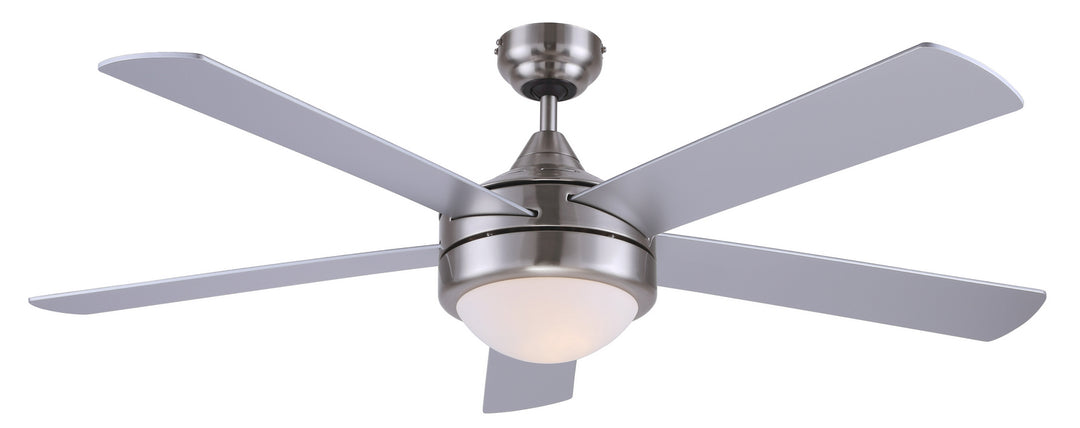 Preston 52"Ceiling Fan in Brushed Nickel - available from The Lighting Shoppe, trusted by Canadian homeowners