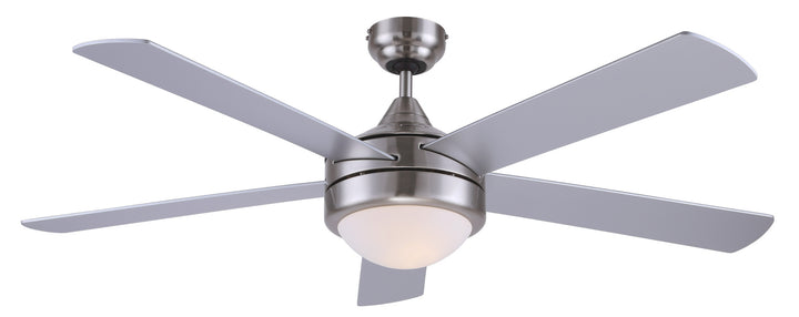 Preston 52"Ceiling Fan in Brushed Nickel - available from The Lighting Shoppe, trusted by Canadian homeowners
