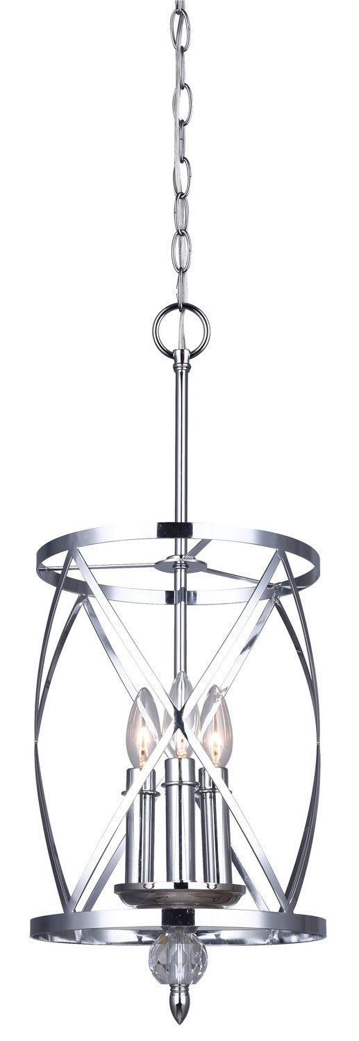 Canarm Canada - ICH172B03CH10 - Three Light Chandelier - Vanessa - Chrome