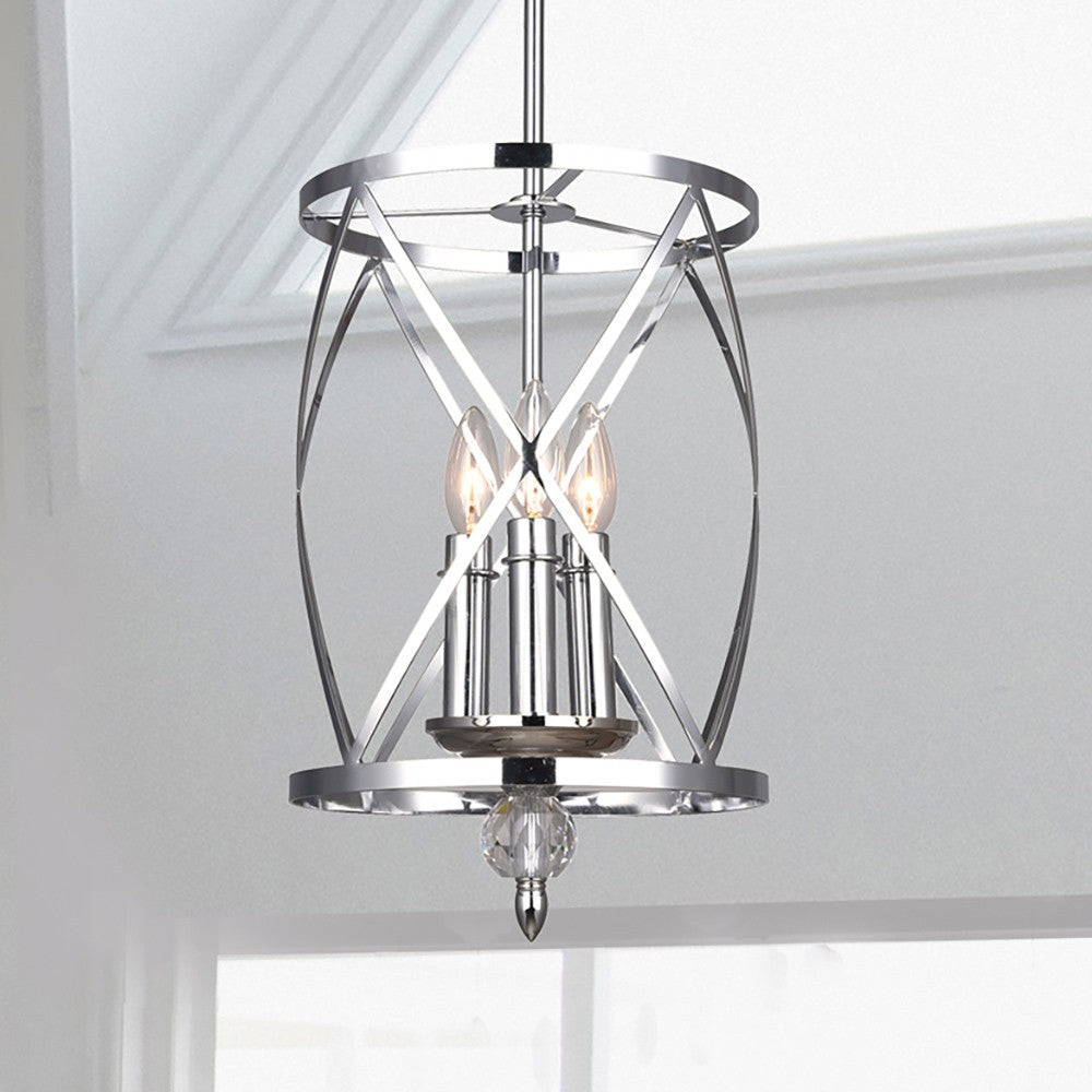 Canarm Canada - ICH172B03CH10 - Three Light Chandelier - Vanessa - Chrome