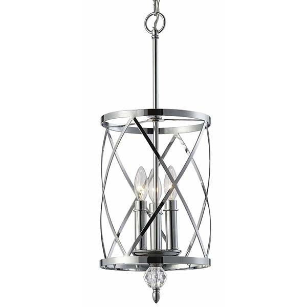 Vanessa Three Light Chandelier in Chrome - available from The Lighting Shoppe, trusted by Canadian homeowners