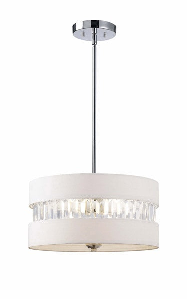Ballard Three Light Chandelier in Chrome - available from The Lighting Shoppe, trusted by Canadian homeowners