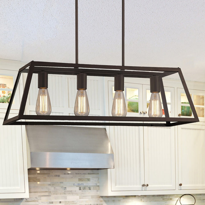 Canarm Canada - ICH480A04ORB30 - Four Light Chandelier - Flynn - Oil Rubbed Bronze