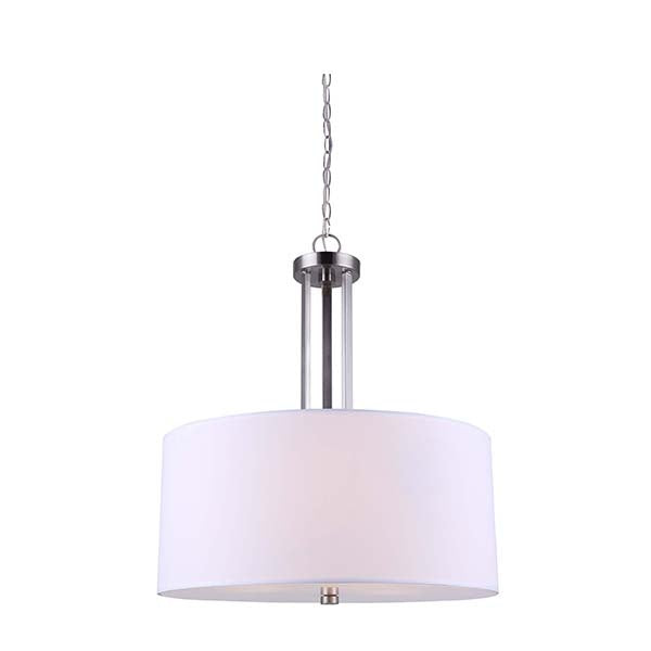 Canarm Canada - ICH578A03BN18 - Three Light Chandelier - River - Brushed Nickel